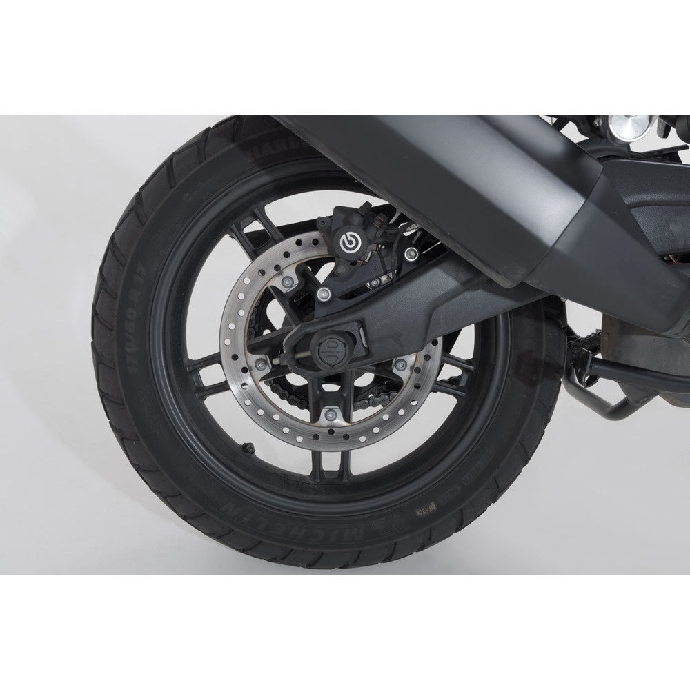 SW-Motech SW-STP1817610100-B Rear Axle Slider Set Black for Harley-Davidson Pan America 21-Up