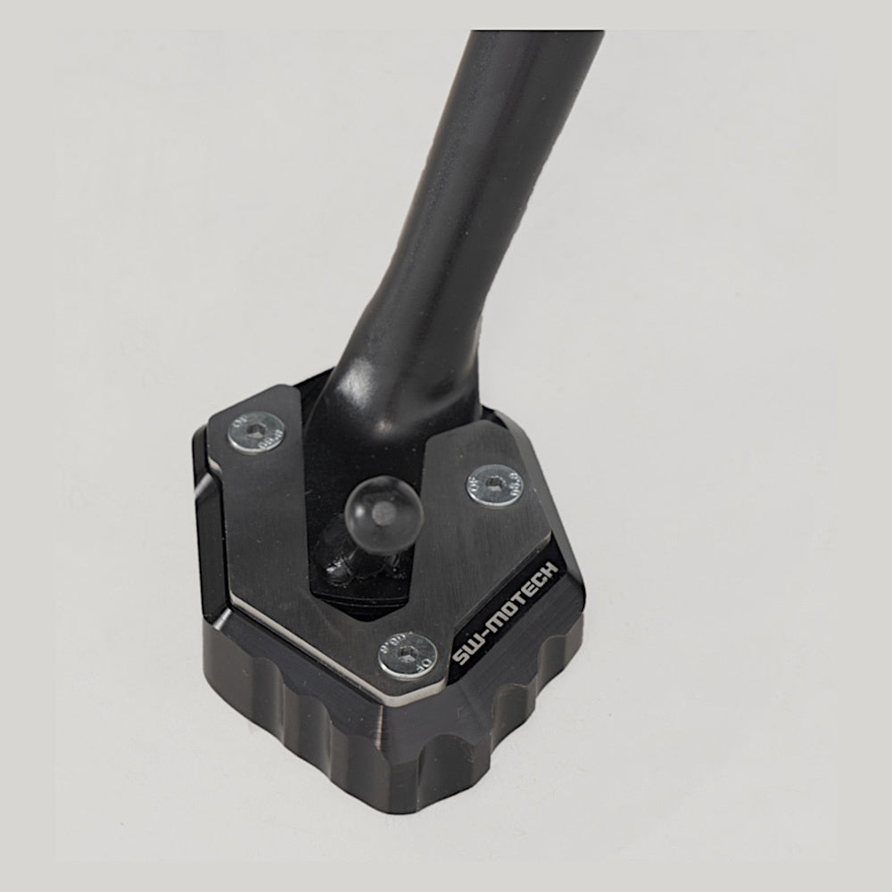 SW-Motech SW-STS0650610000 Side Stand Foot Extension Black/Silver for Yamaha MT-07 20-Up/MT-07 Tracer 16-Up/Tracer 700 16-20/XSR 700 15-Up/XSR700 XTribute 19-Up/YZF-R7 21-Up