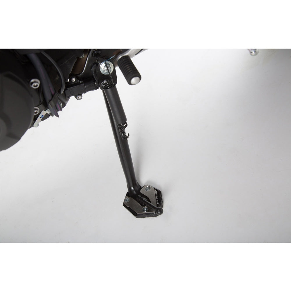 SW-Motech SW-STS0652510000 Side Stand Foot Extension Black/Silver for Yamaha FJ-09 14-16/MT-09 13-16/MT-09 Tracer/Tracer 900 14-16/XSR 900 15-21/XSR 900 Abarth 17-Up