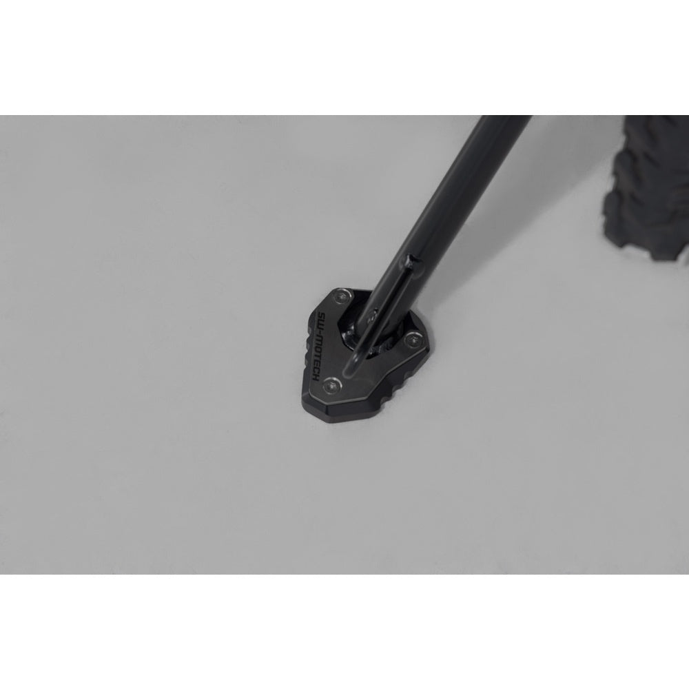 SW-Motech SW-STS0851810000 Side Stand Foot Extension Black/Silver for Kawasaki Versys 650 15-Up/Z H2 19-Up
