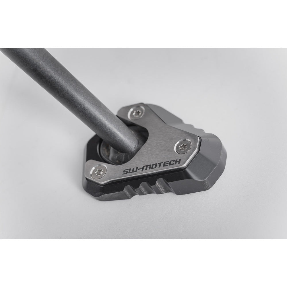 SW-Motech SW-STS0872210000 Side Stand Foot Extension Black/Silver for Kawasaki Versys 1000 14-Up/Versys 1000 Grand Tour/Versys 1000 S/Versys 1000 SE 18-Up