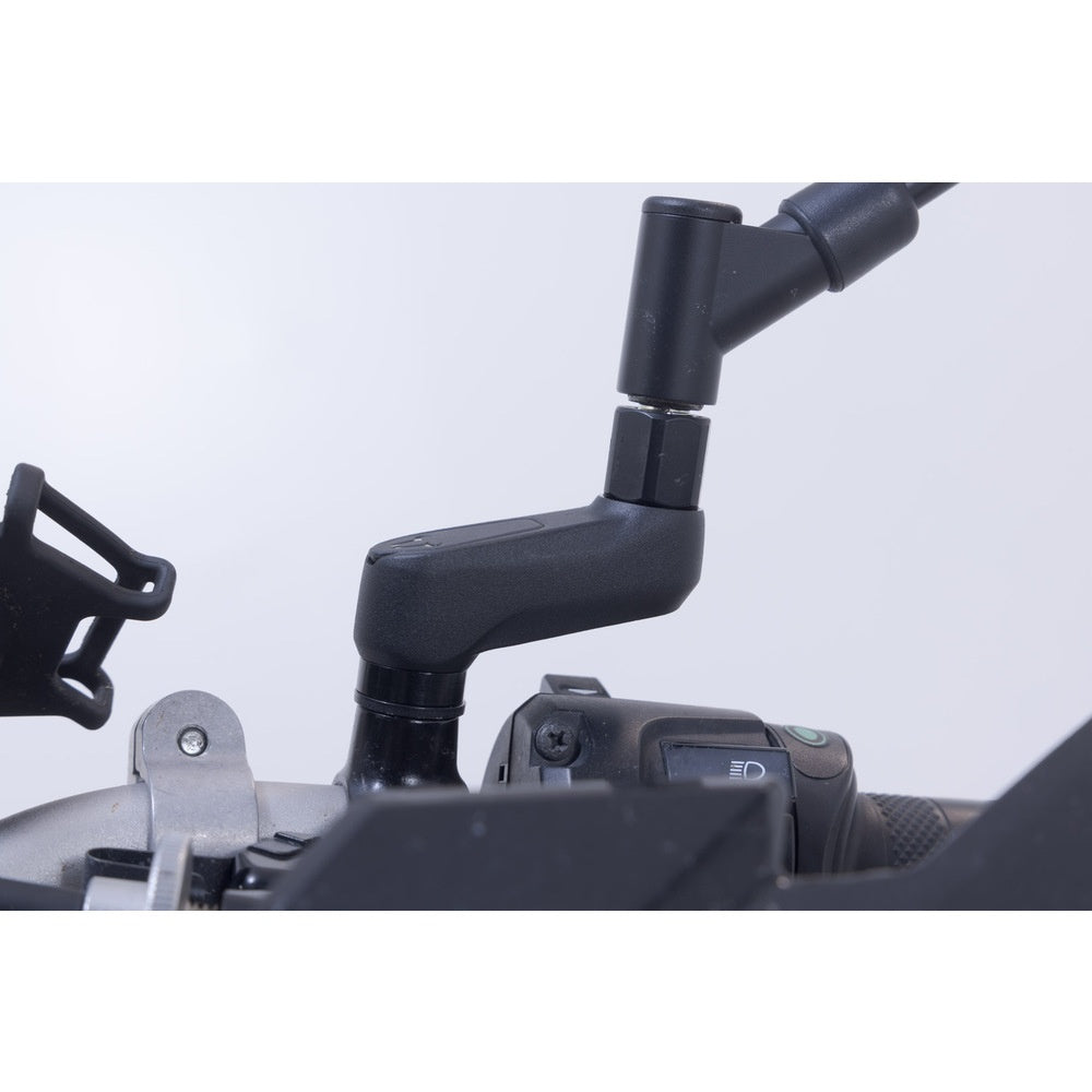 SW-Motech SW-SVL0050311100-B Mirror Extensions Black for Ducati/KTM/Yamaha Models