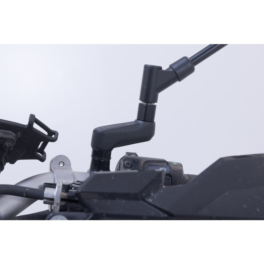 SW-Motech SW-SVL0050311100-B Mirror Extensions Black for Ducati/KTM/Yamaha Models