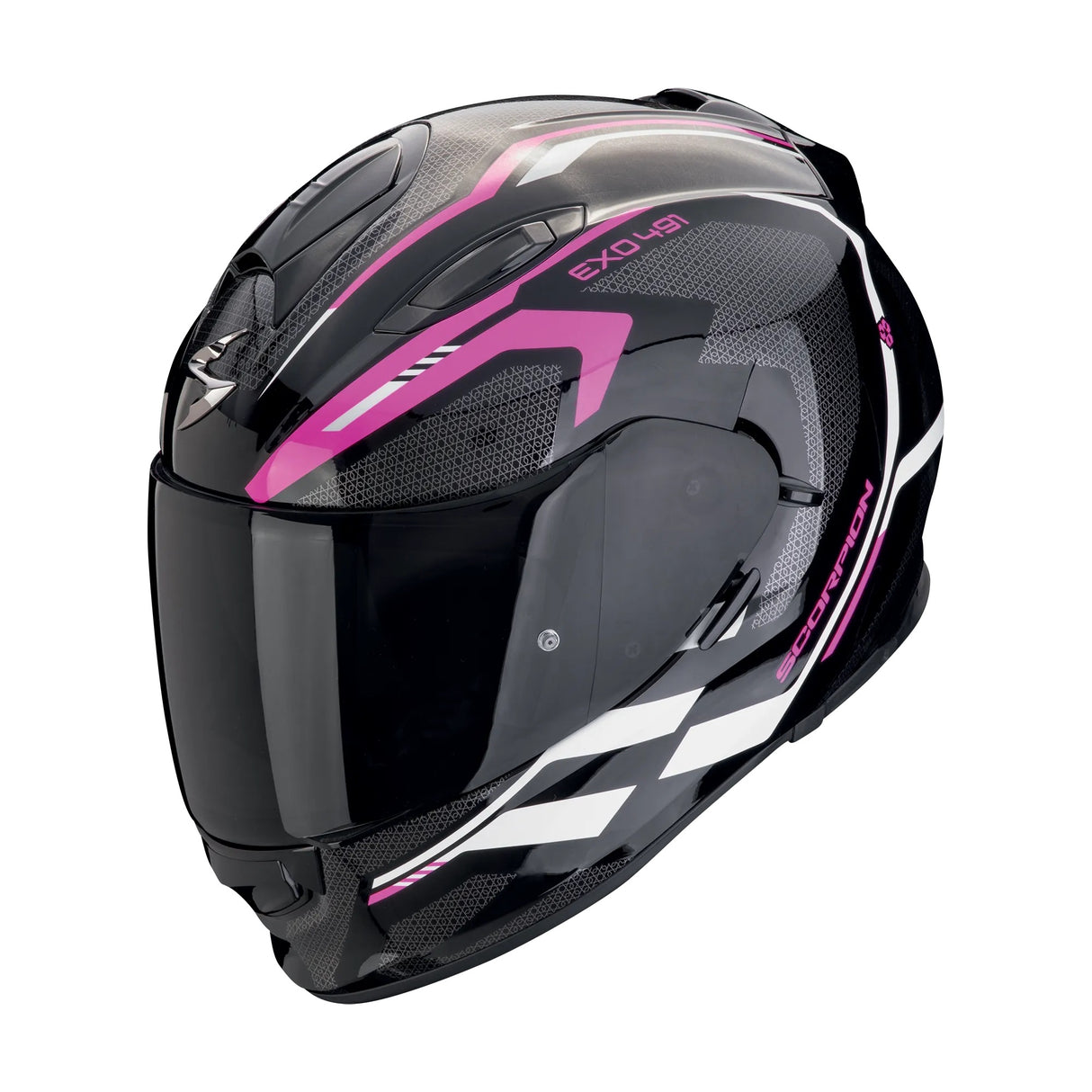 Scorpion EXO-491 Kripta Black/Pink/White Helmet