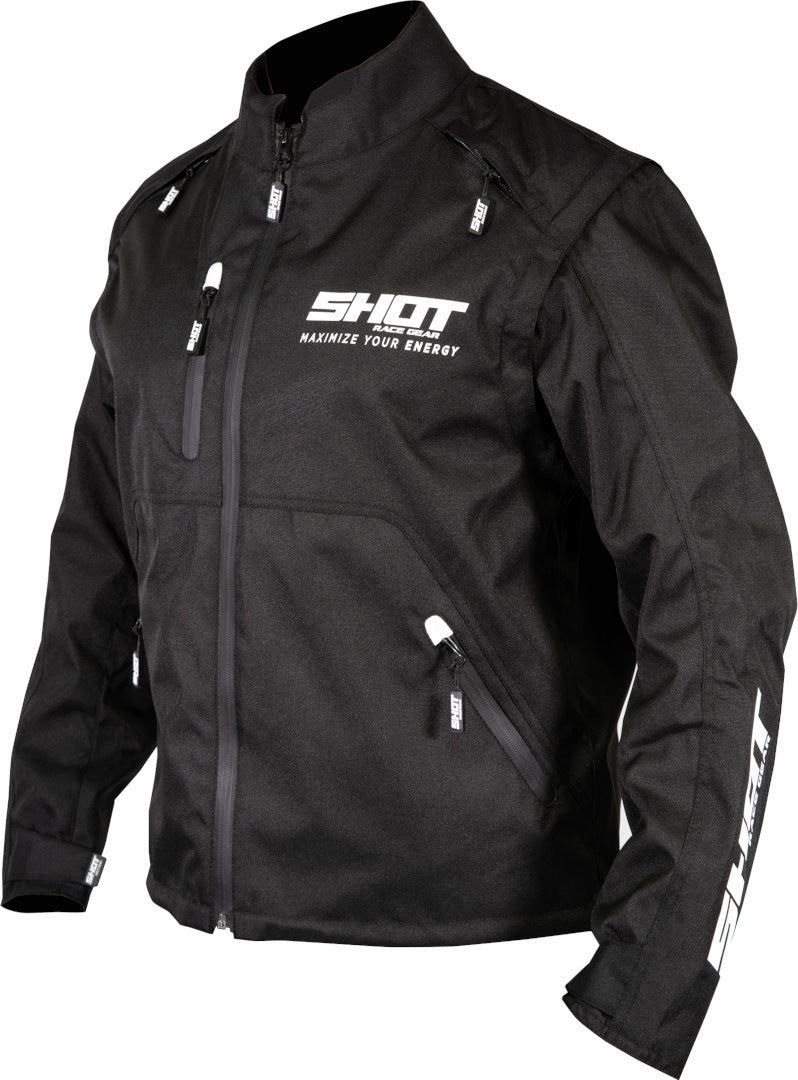 Shot Contact Assault Enduro Black/White Jacket - EasyR