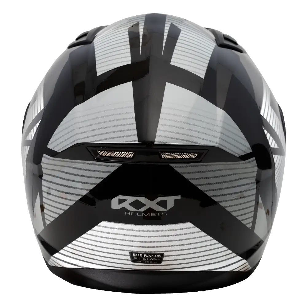 RXT 825 Street 2 Suzuka Gloss Black/White/Grey Helmet