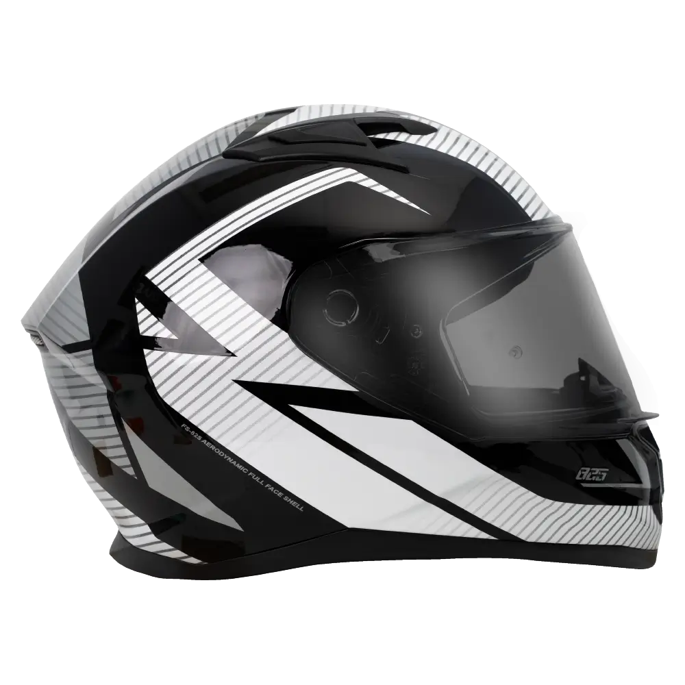 RXT 825 Street 2 Suzuka Gloss Black/White/Grey Helmet