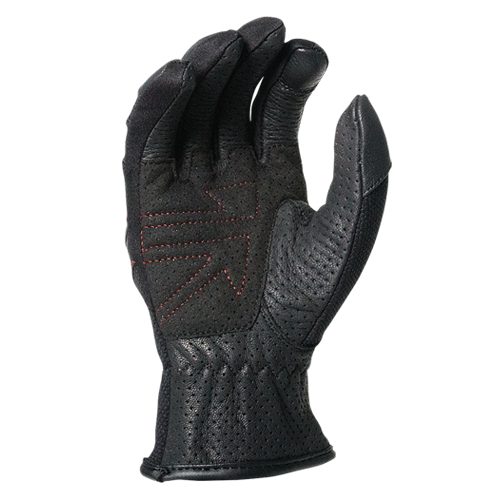 MotoDry Summer Vented Black Gloves