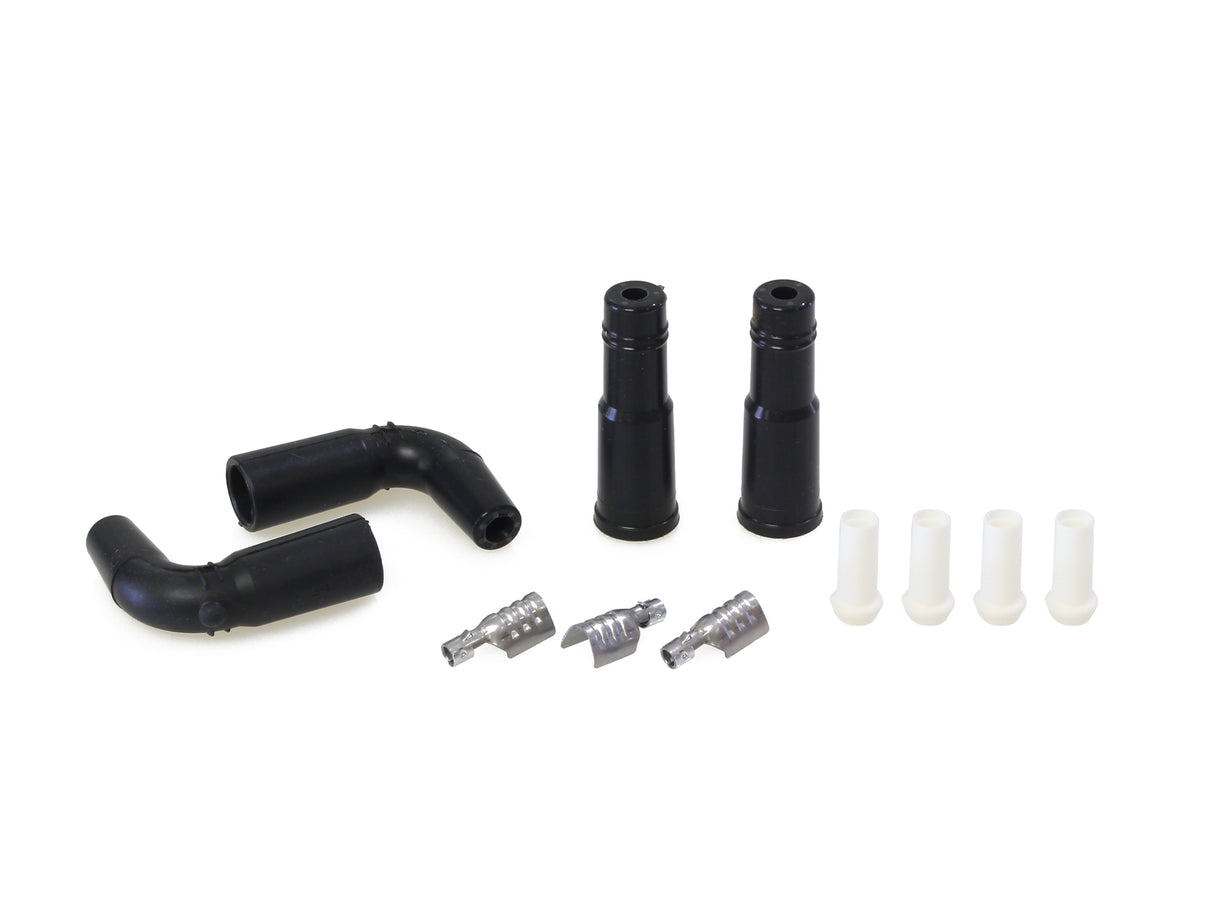 Taylor Cable Products TAY-10006 Spark Plug Wire Boot Kit Black for Twin Cam Style