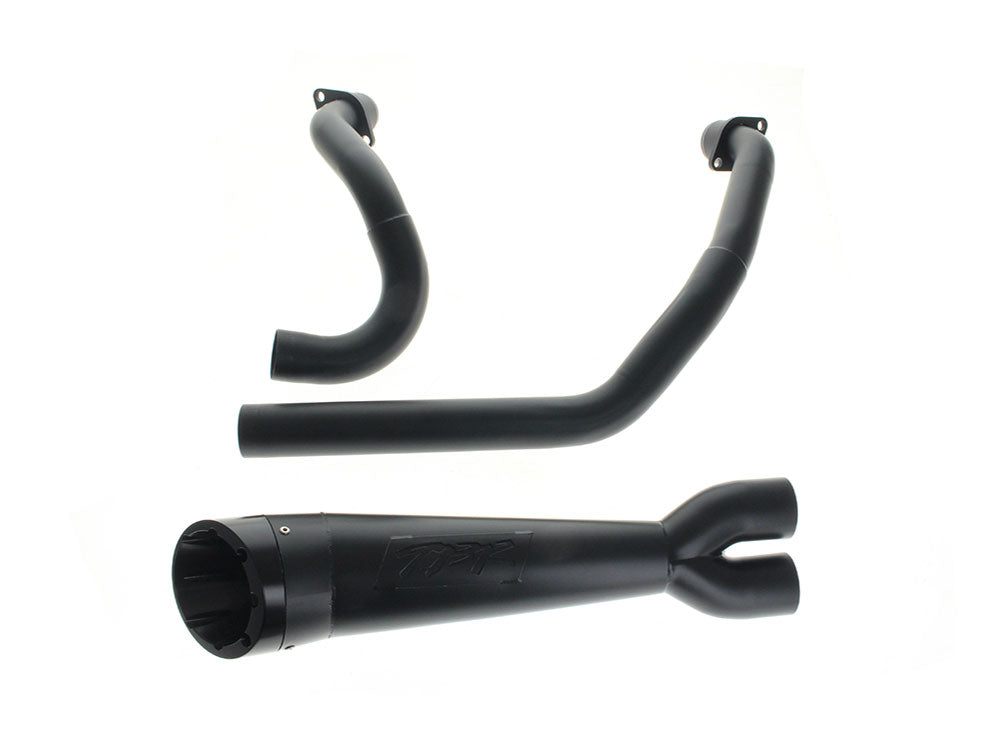 Two Brothers Racing TBR-005-5490199-BLK Shorty Turnout 2-1 Exhaust Black for Indian Cruiser 22-Up