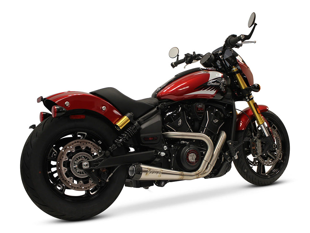 Two Brothers Racing TBR-005-5550199 Comp-S 2-1 Exhaust Stainless Steel w/Carbon Fiber End Cap for Indian Scout 25-Up