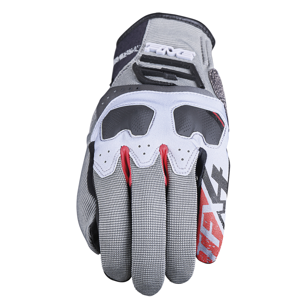 Five TFX4 Grey/Red Gloves