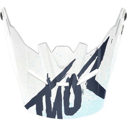 Thor Replacement Visor Peak for Sector Youth Helmets Hype White/Blue