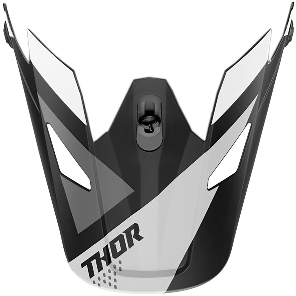 Thor Replacement Visor Peak for Sector Youth Helmets Blade Black/White