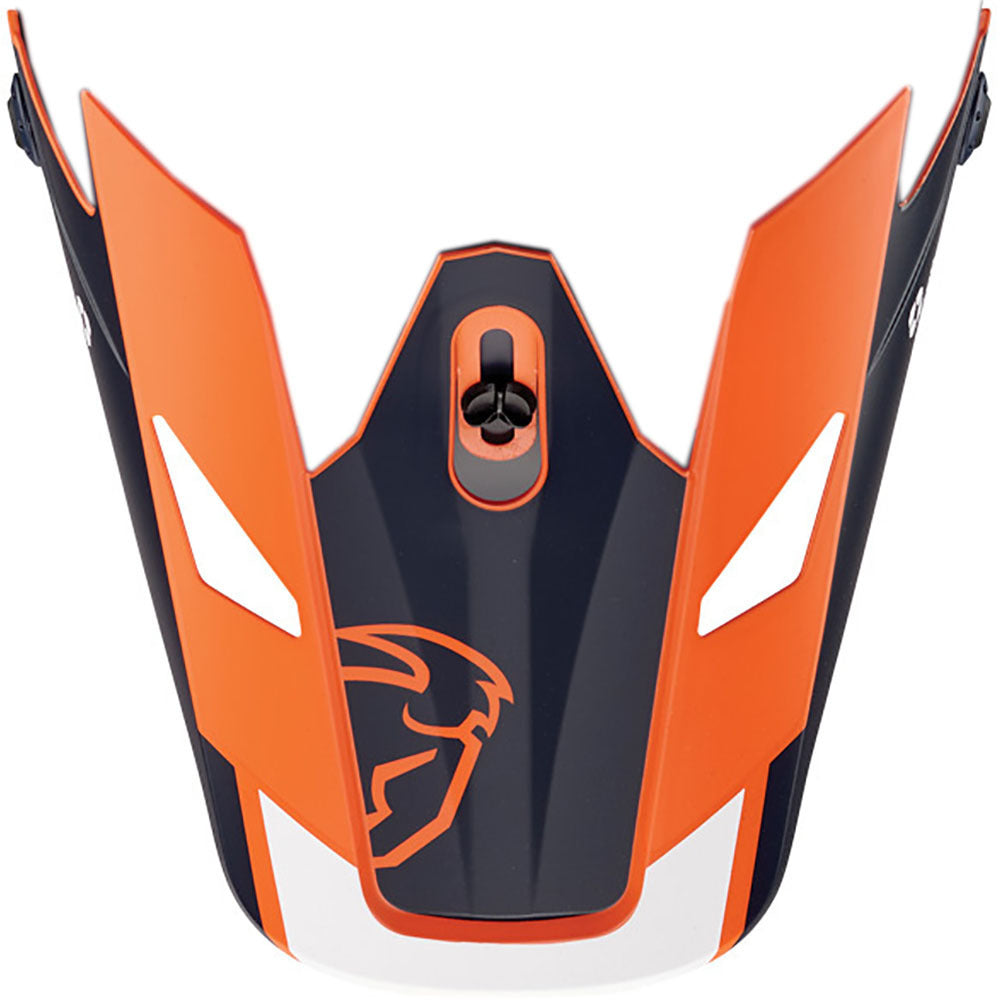 Thor Replacement Visor Peak for Sector Helmets Split Orange/Navy