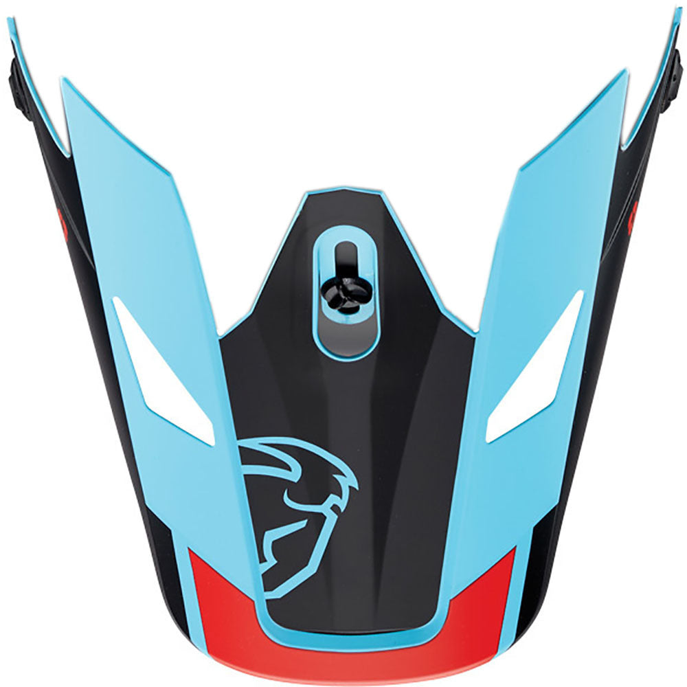 Thor Replacement Visor Peak for Sector Helmets Split Blue/Black