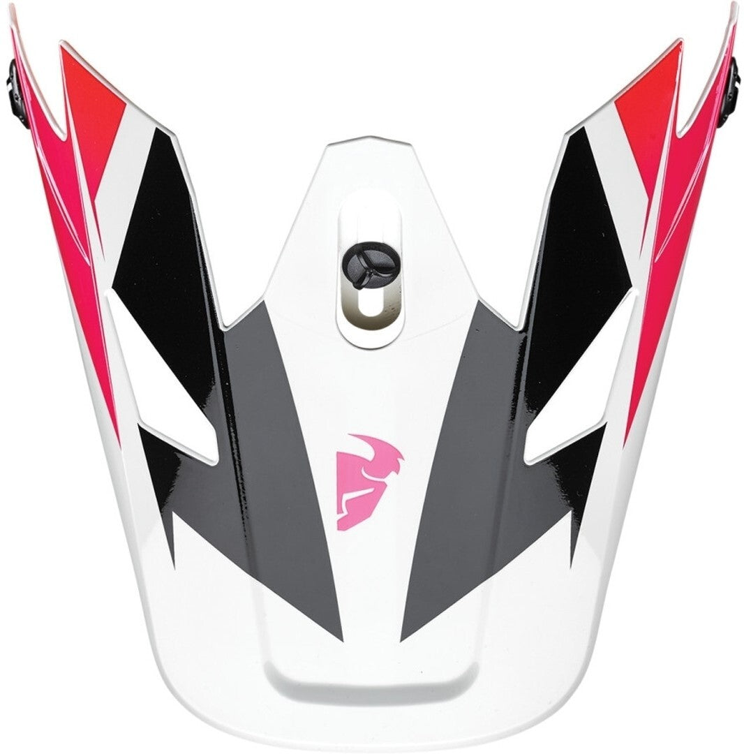 Thor Replacement Visor Peak for Sector Helmets Fader Orange/Magneta