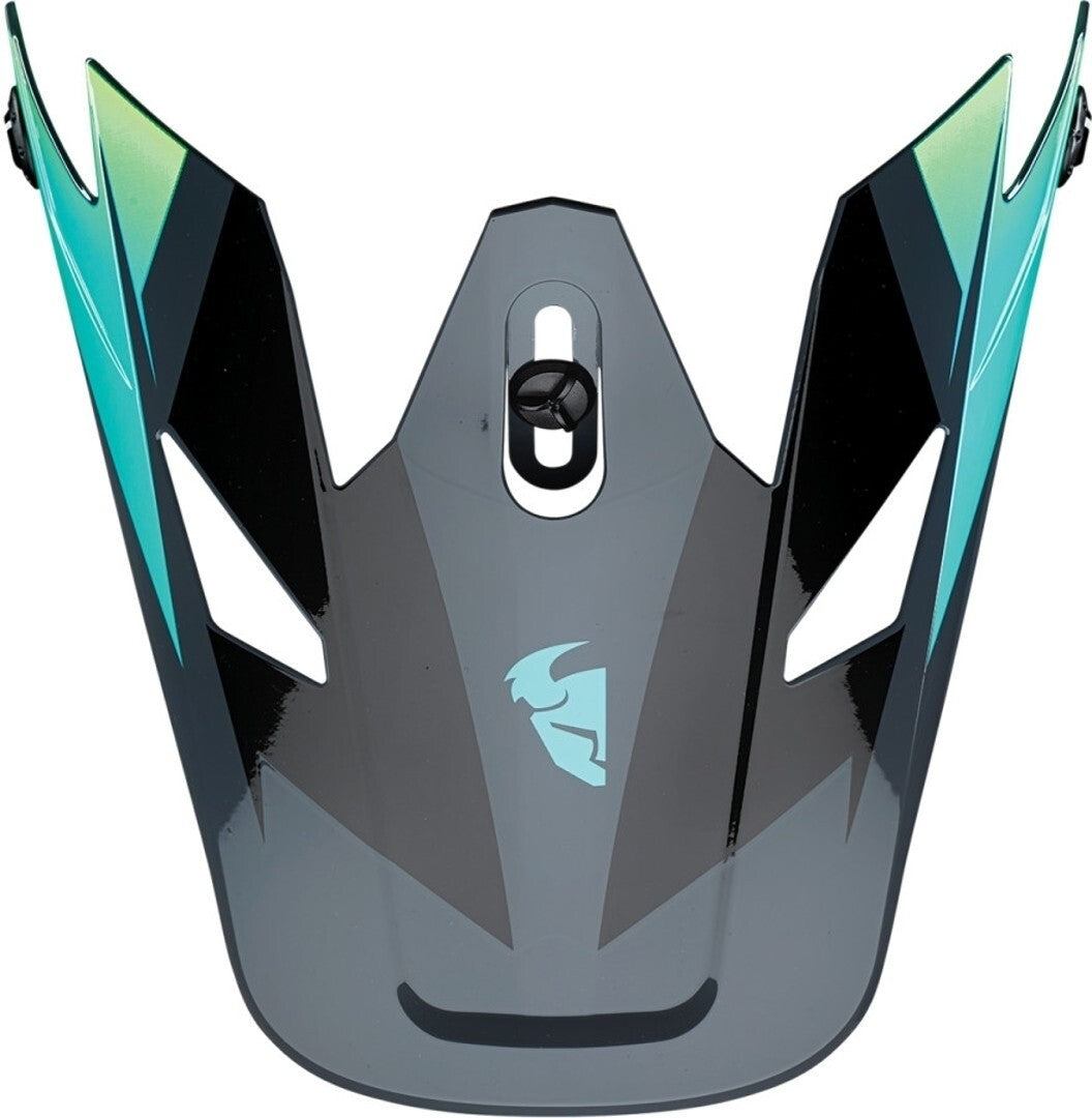 Thor Replacement Visor Peak for Sector Helmets Fader Acid/Teal