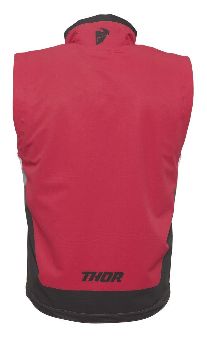 Thor Warmup Red/Black Textile Vest