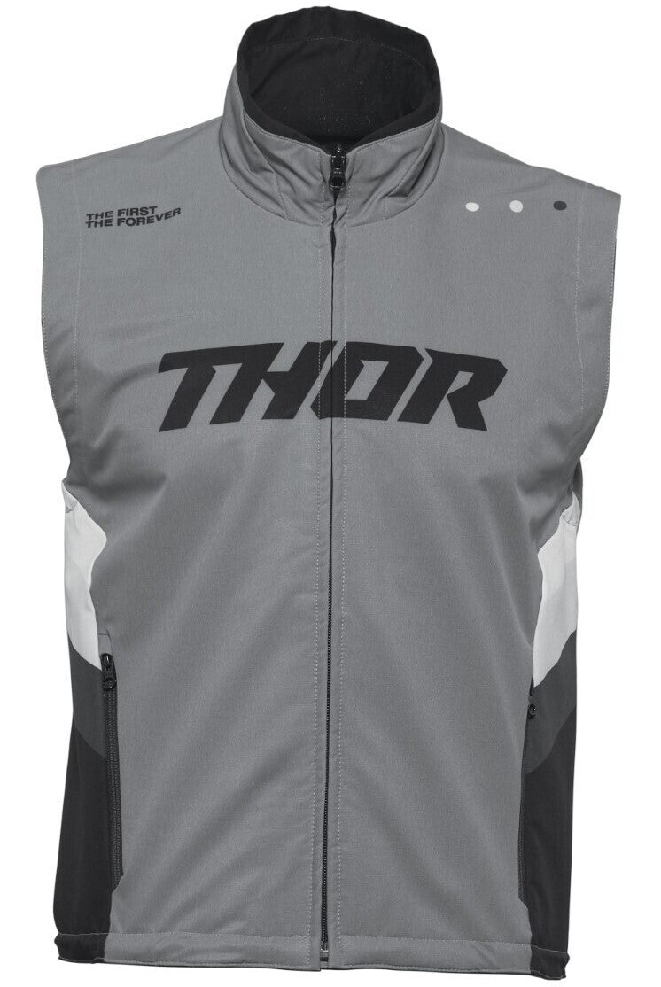 Thor Warmup Grey/Black Textile Vest