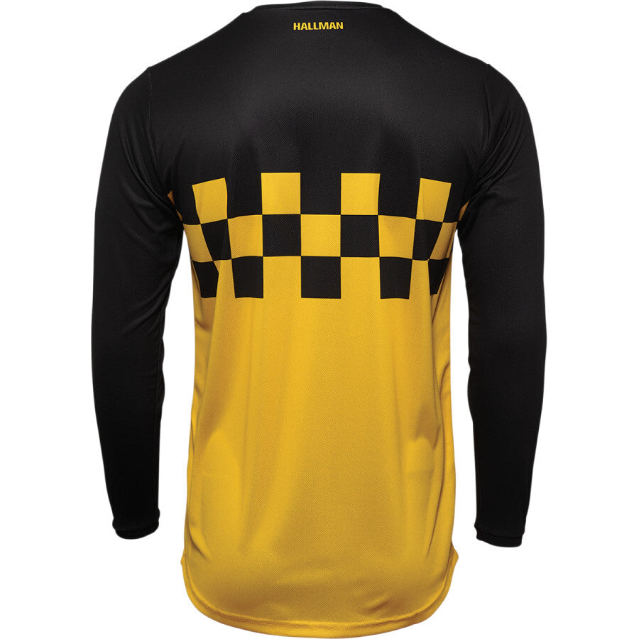 Thor Hallman Differ Cheq Yellow/Black Jersey