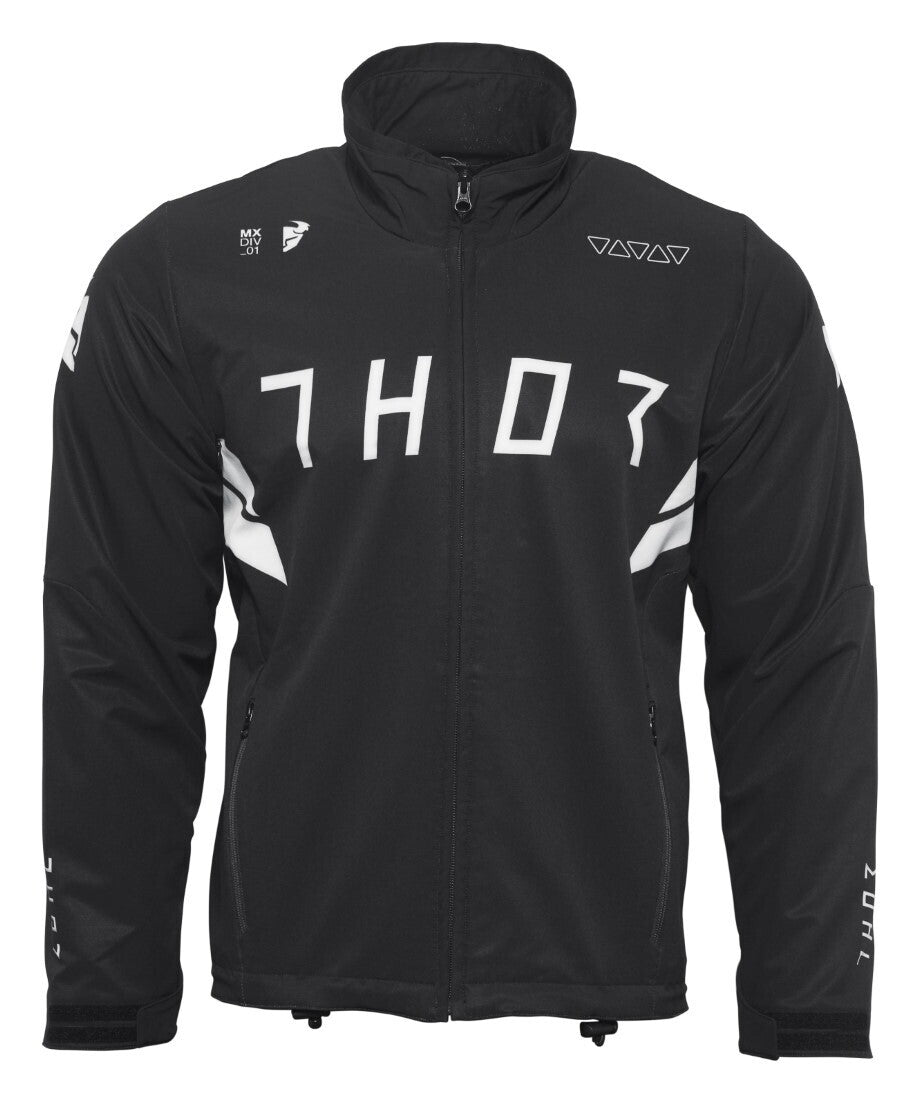 Thor Warmup Black/White Textile Jacket
