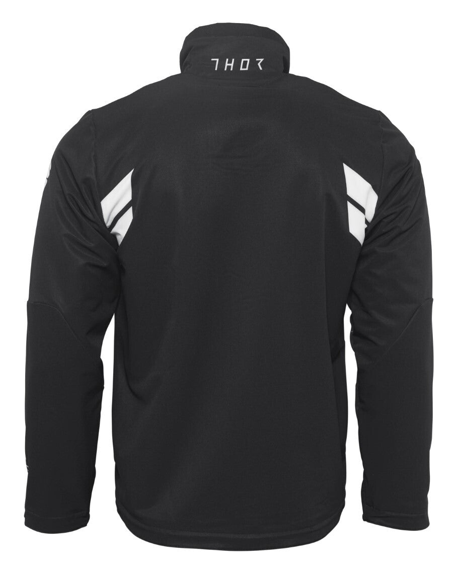 Thor Warmup Black/White Textile Jacket