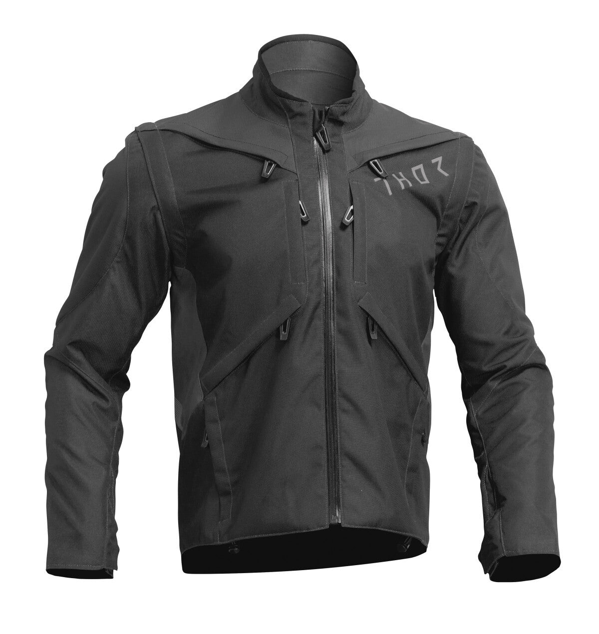 Thor Terrain Black/Charcoal Textile Jacket – EasyR