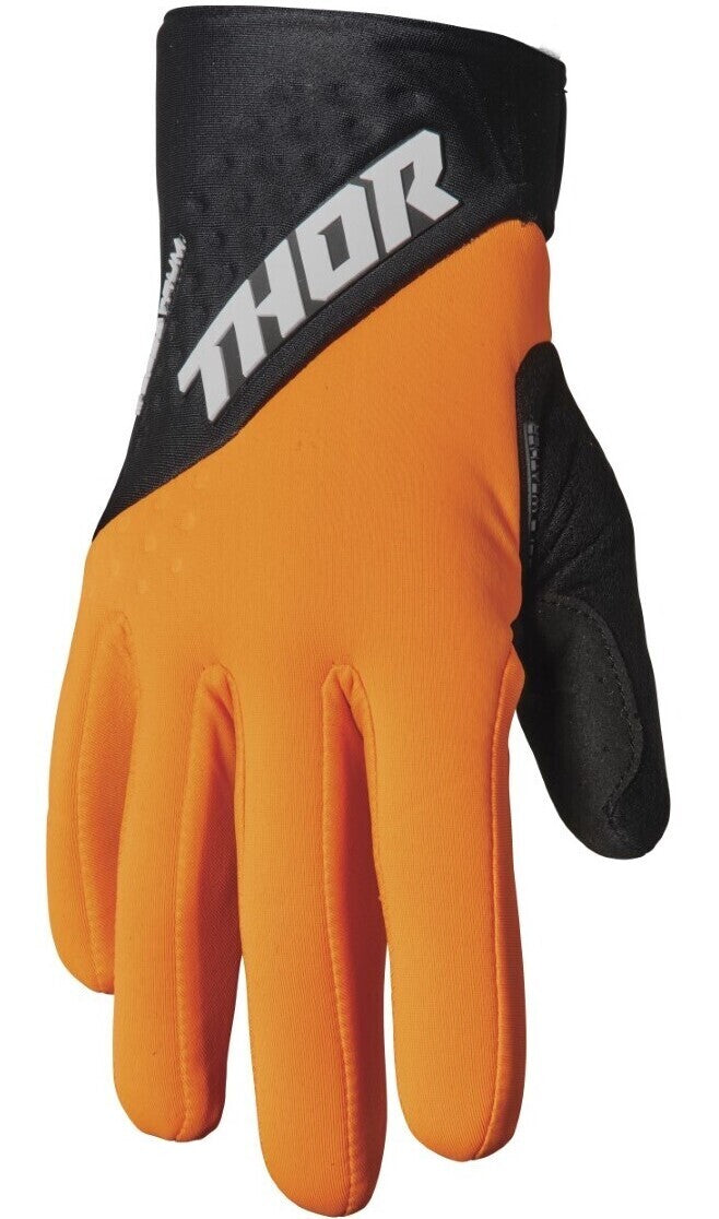 Thor Spectrum Cold Weather Orange/Black Gloves