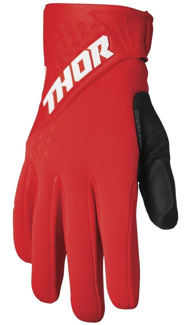 Thor Spectrum Cold Weather Red/White Gloves
