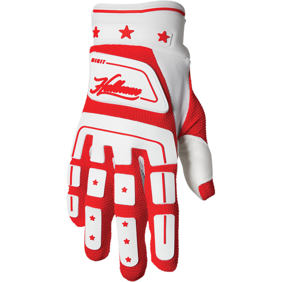 Thor Hallman Digit White/Red Gloves