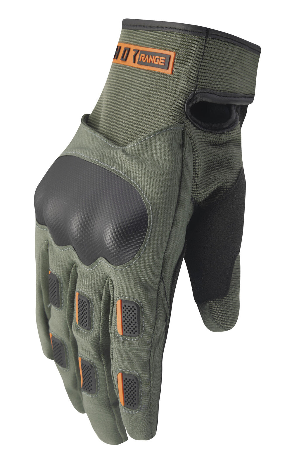 Thor Range Army/Orange Gloves