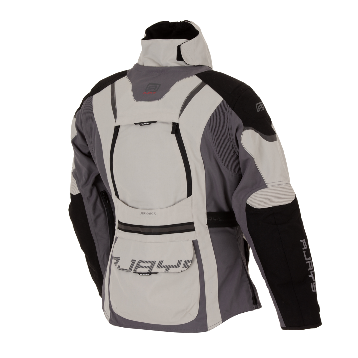 Rjays Adventure Grey/Black Womens Textile Jacket - EasyR