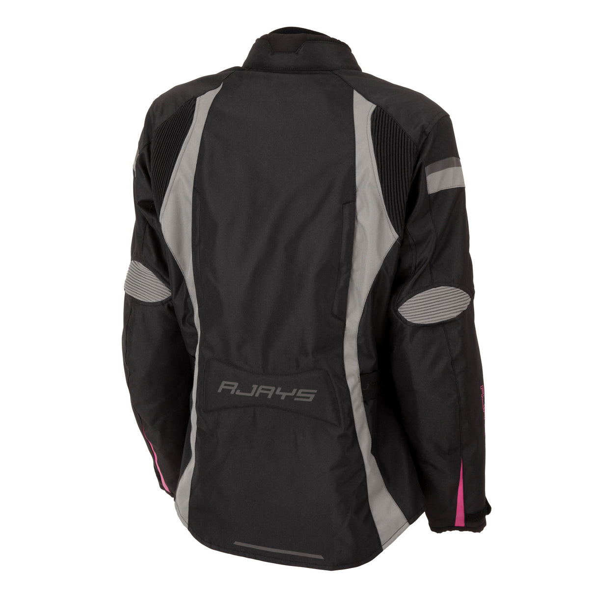 Rjays Athena Black/Pink Womens Textile Jacket - EasyR