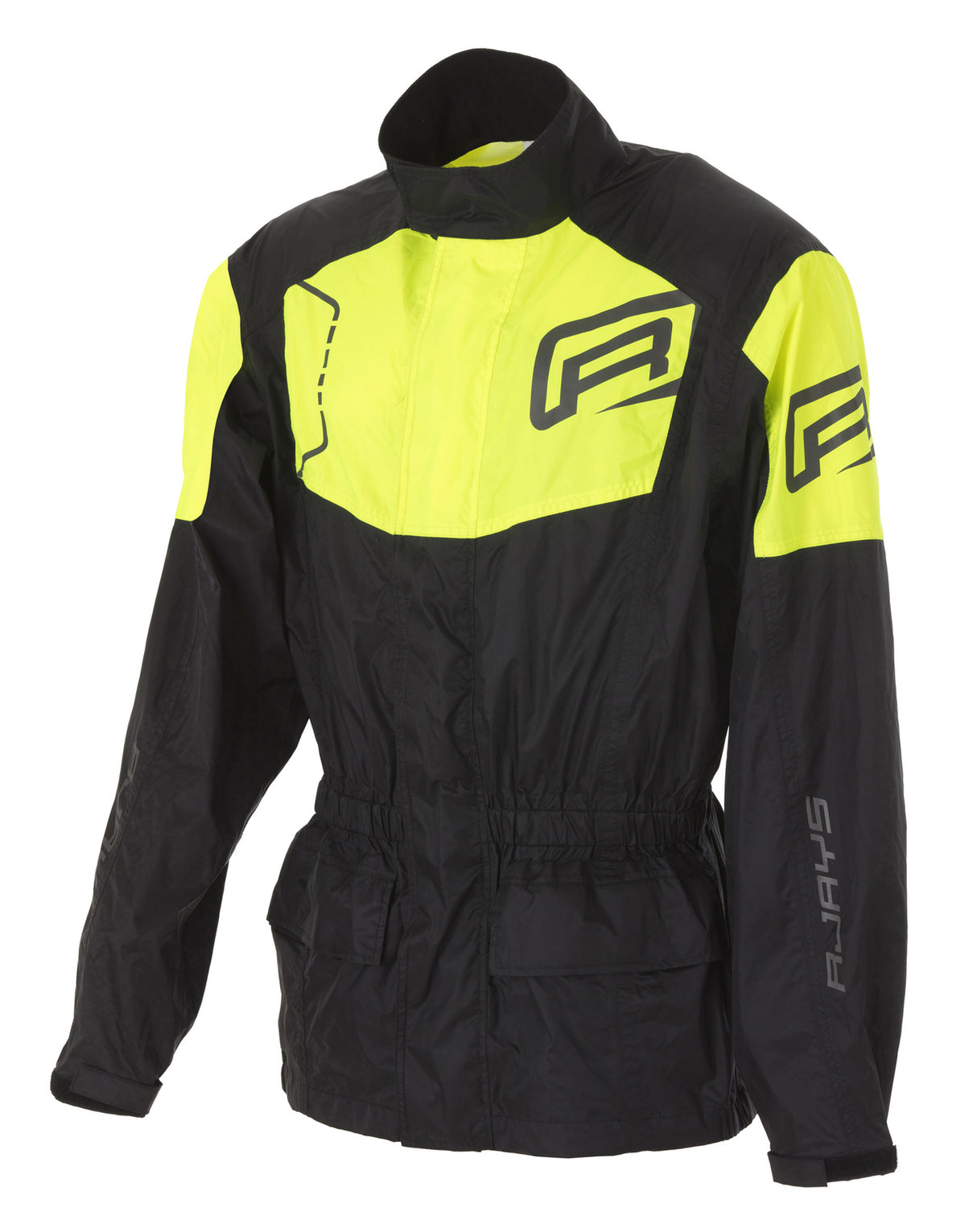 Rjays Tempest II Black/Hi Viz Rain Jacket - EasyR