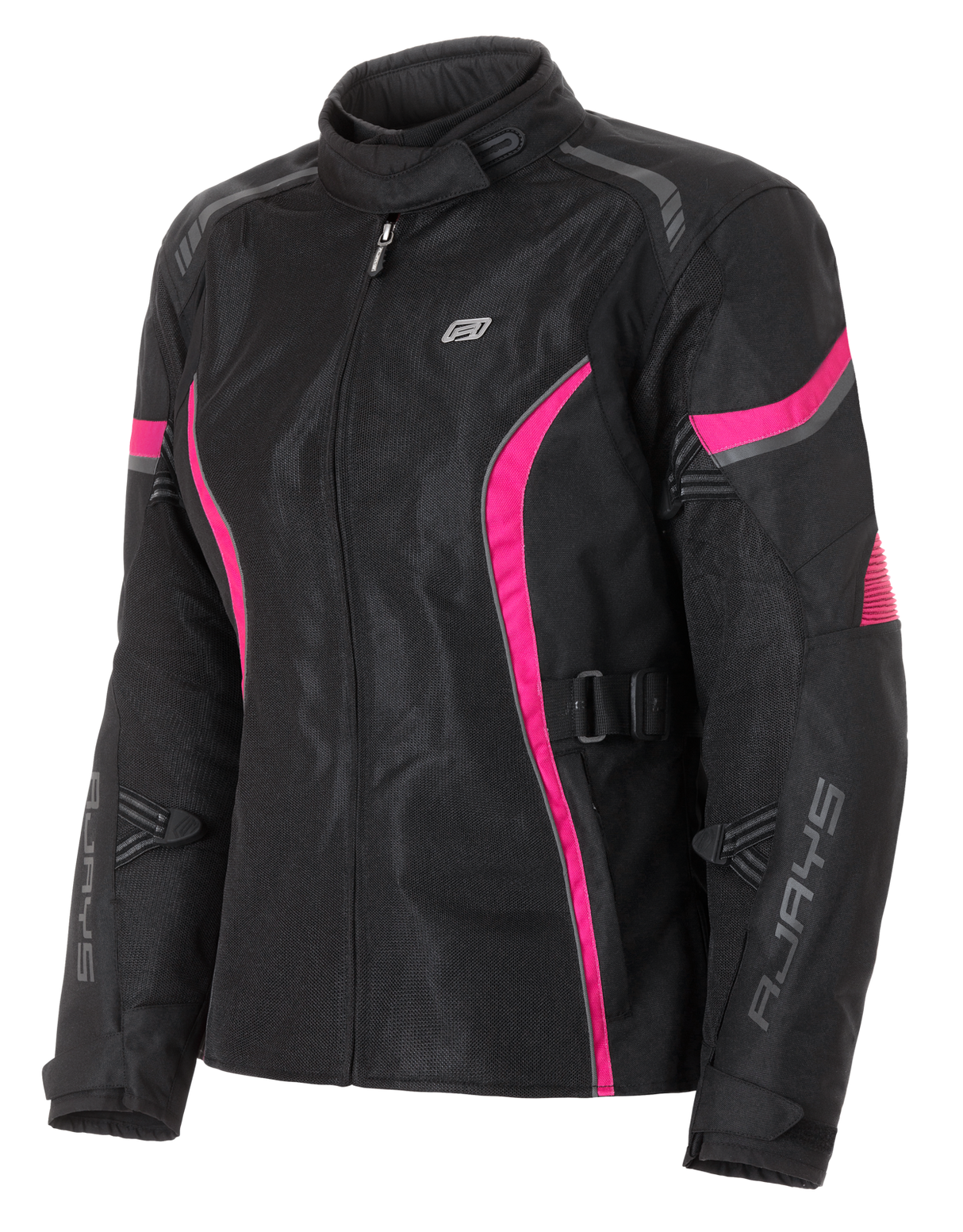 Rjays Athena Air Black/Pink Womens Textile Jacket - EasyR