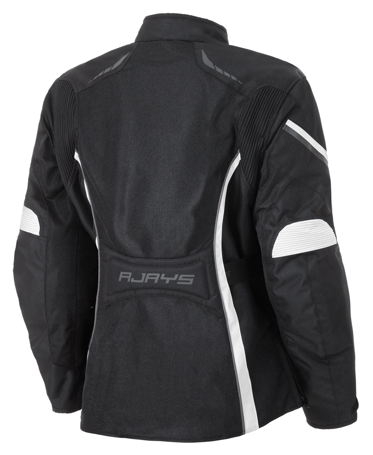 Rjays Athena Air Black/White Womens Textile Jacket - EasyR