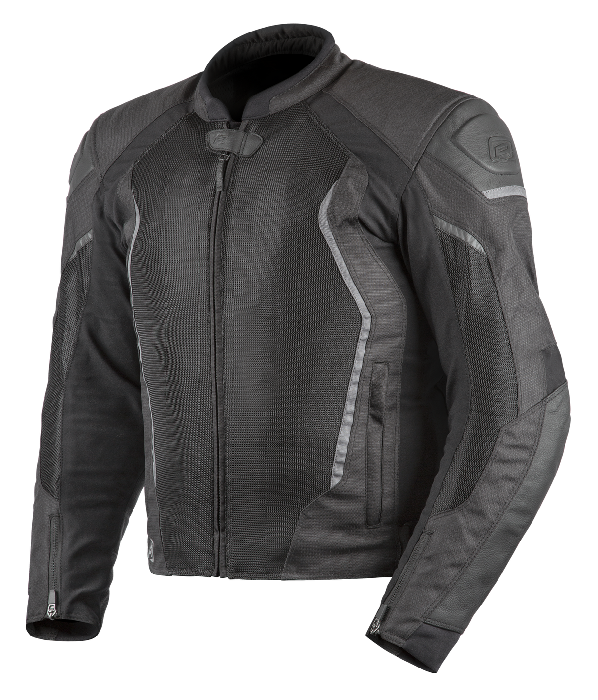 Rjays Sector Black/Grey Textile Jacket - EasyR