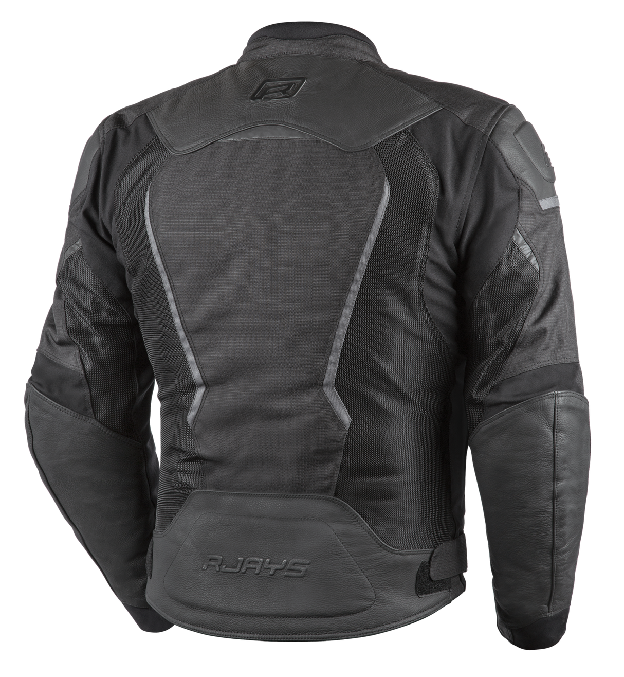 Rjays Sector Black/Grey Textile Jacket - EasyR