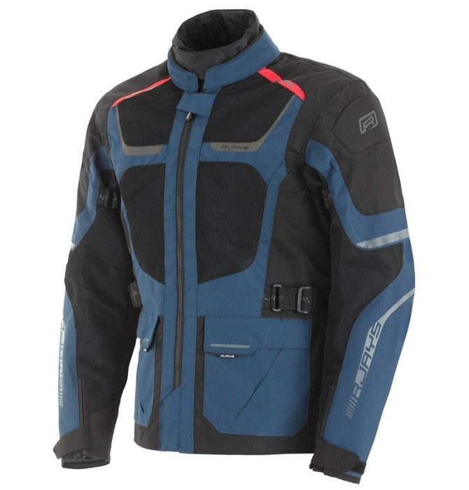 Rjays Tour Air 2 Black/Blue Textile Jacket - EasyR