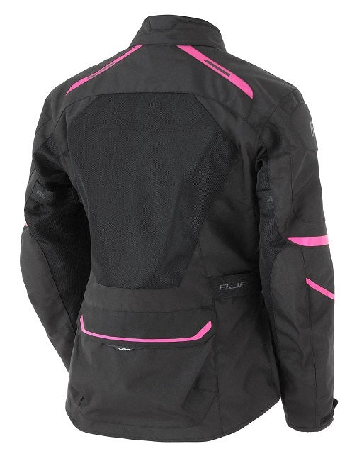 Rjays Tour Air 2 Black/Pink Womens Textile Jacket - EasyR