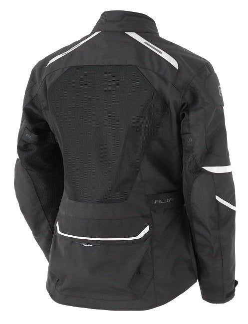 Rjays Tour Air 2 Black/White Womens Textile Jacket - EasyR