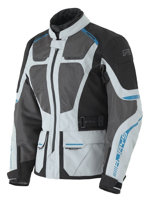Rjays Tour Air 2 Grey/Black Womens Textile Jacket - EasyR