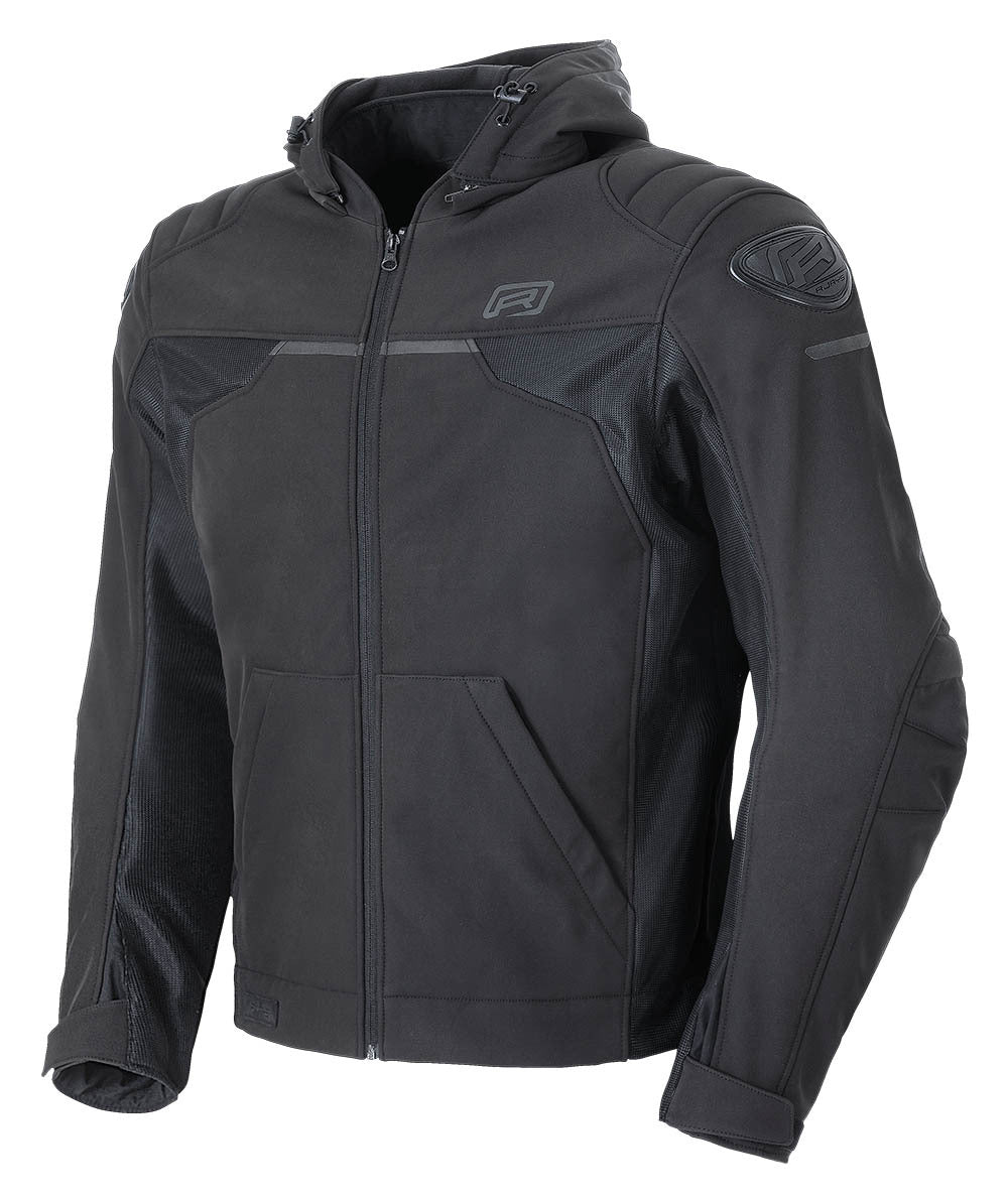 Rjays Mission Black Textile Hoodie Jacket - EasyR