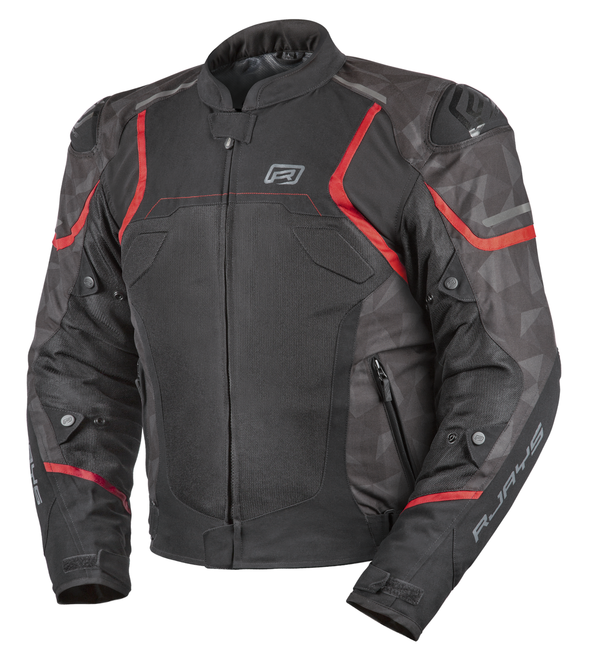 Rjays Pace Airflow Black/Night Ops Camo Textile Jacket - EasyR
