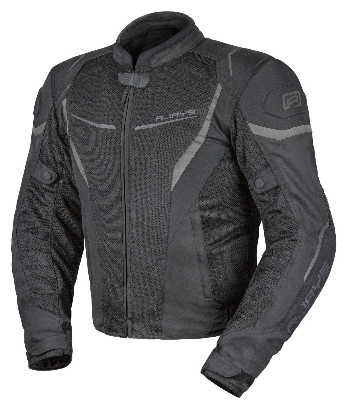 Rjays Swift III Black/Grey Textile Jacket - EasyR