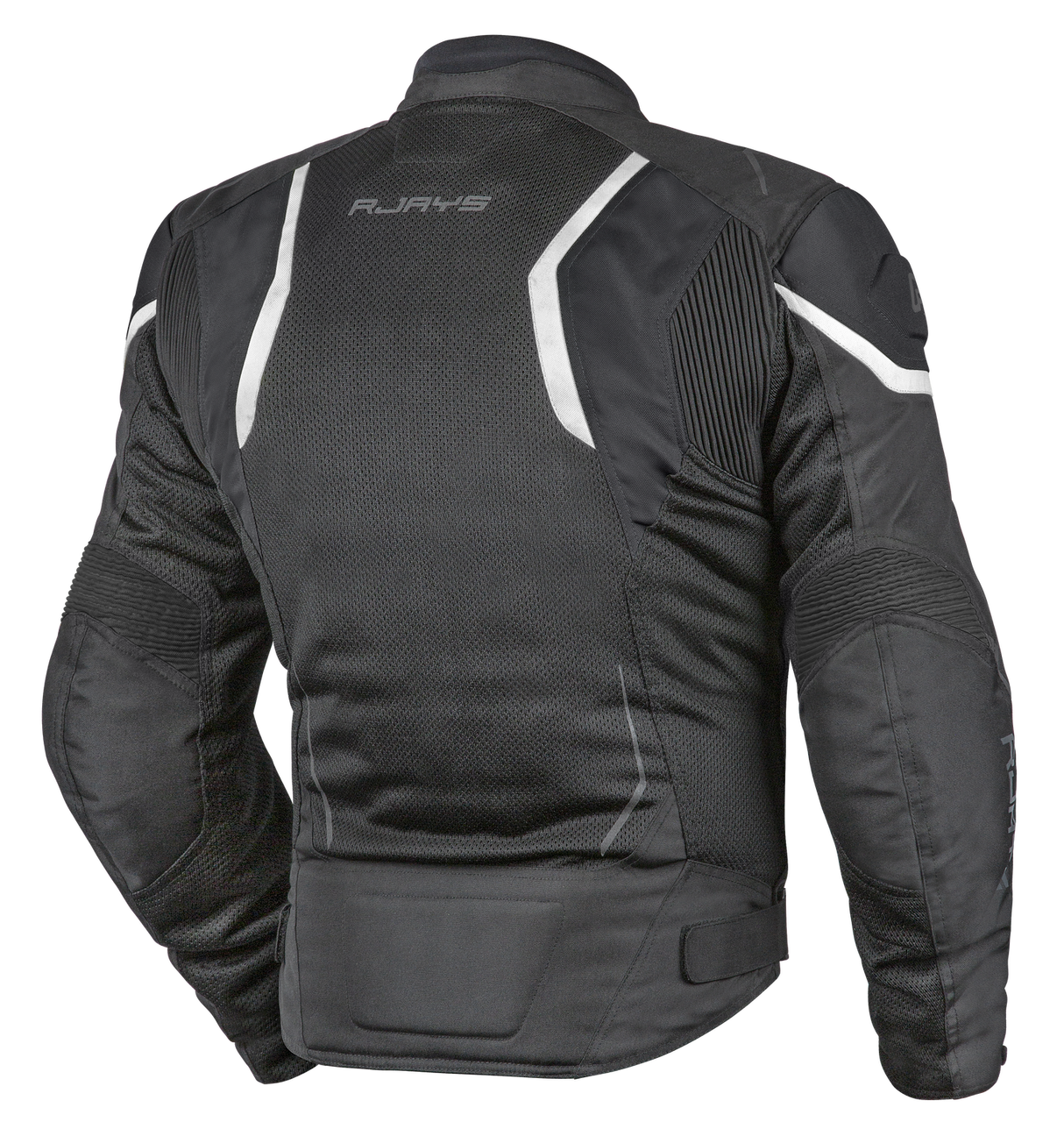 Rjays Swift III Black/White Textile Jacket - EasyR