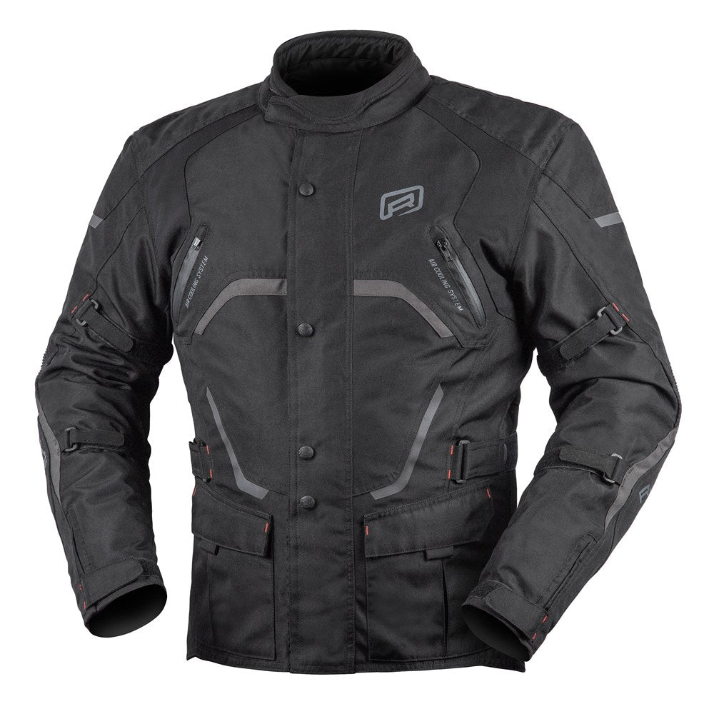 Rjays Voyager 6 Black Textile Jacket