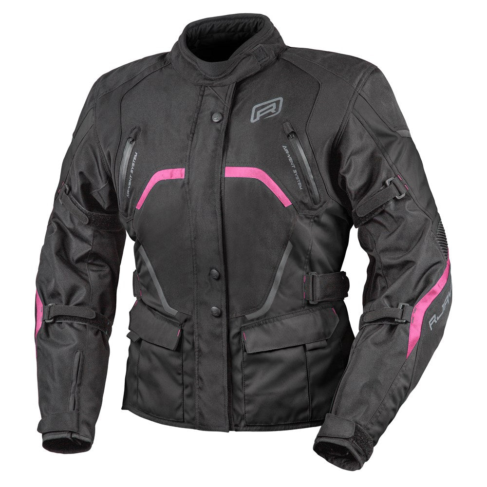 Rjays Voyager 6 Black/Pink Womens Textile Jacket