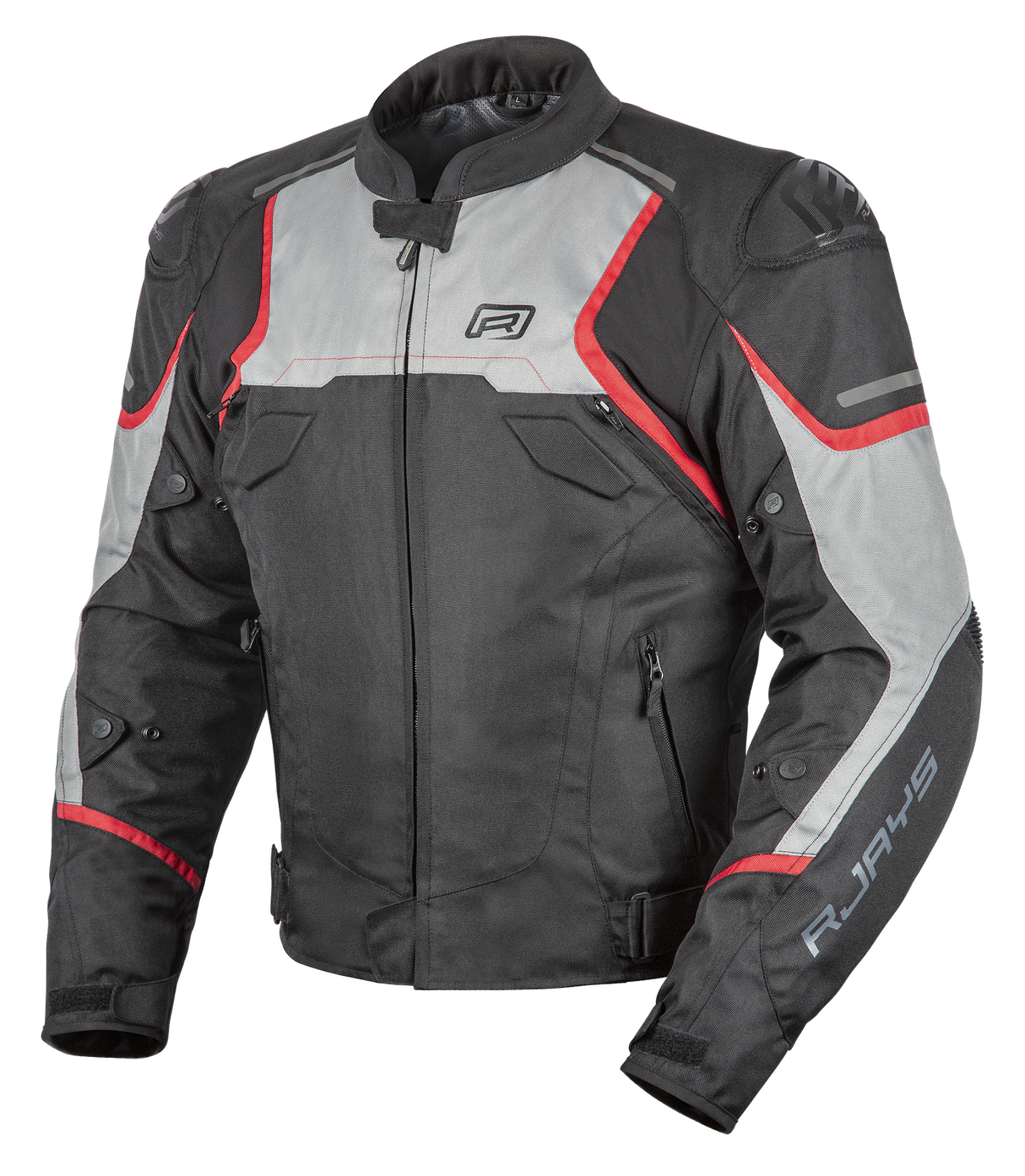 Rjays Pace Black/Primer Grey Textile Jacket - EasyR